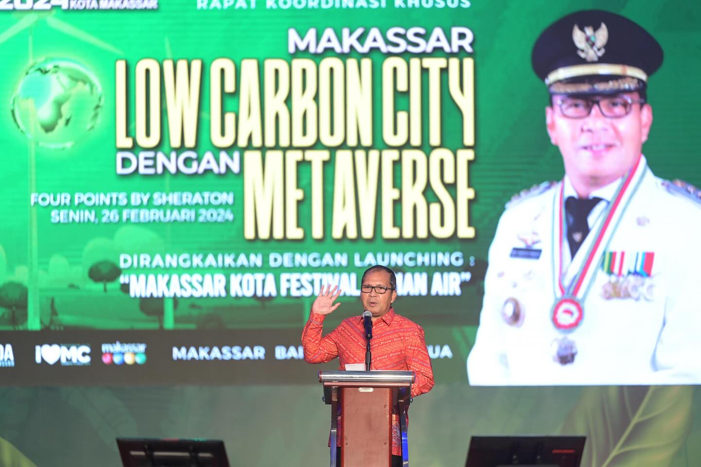 Wali Kota Paparkan Program Khusus Mewujudkan Makassar Low Carbon City dengan Metaverse