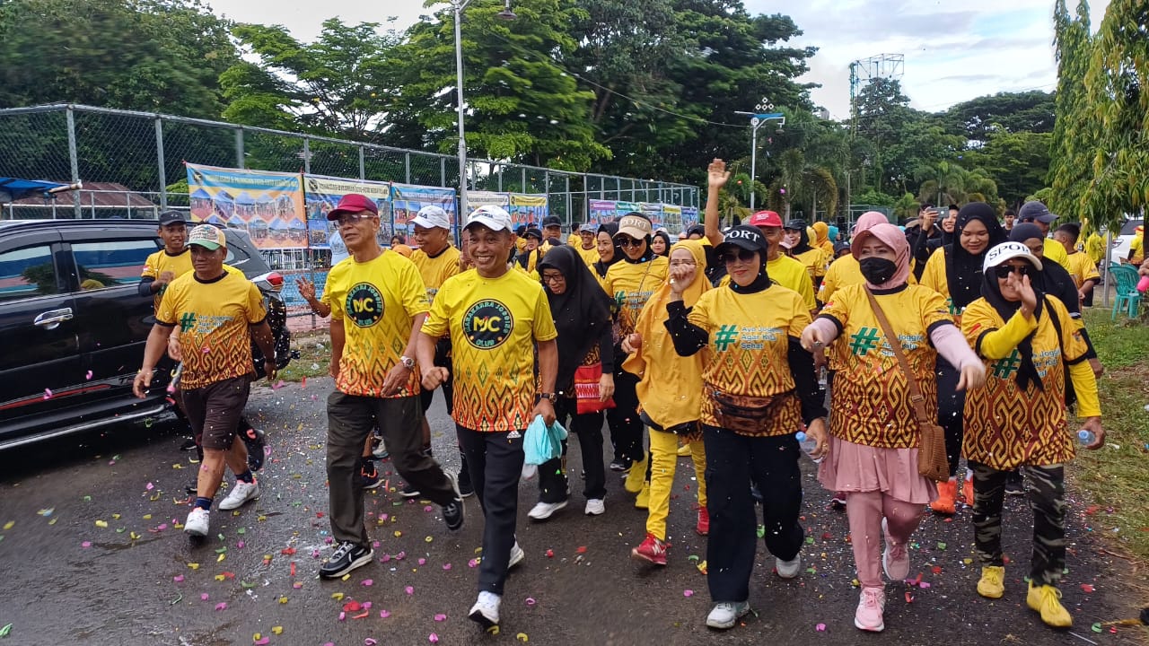 Manakarra Jogging Club Gelar Jogging Bersama Keliling Kota Mamuju