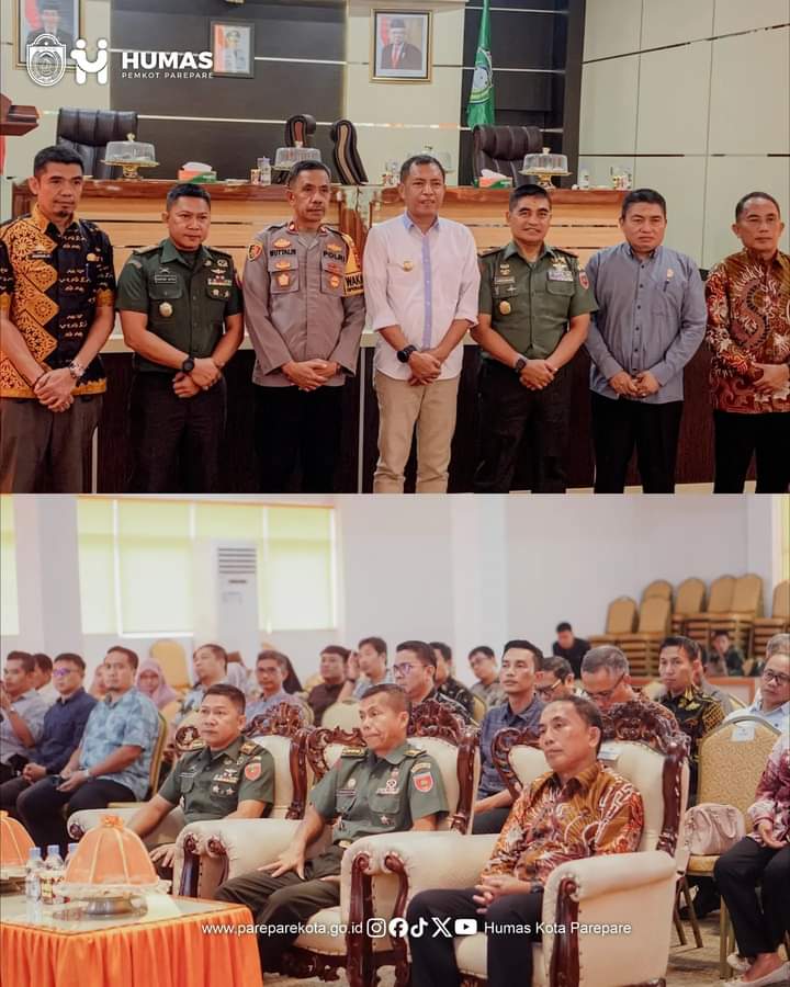Sepakati Naskah Perjanjian Hibah Daerah, Pemkot Parepare Kerja Sama Korem 141 Toddopuli Siap Amankan Pilkada 