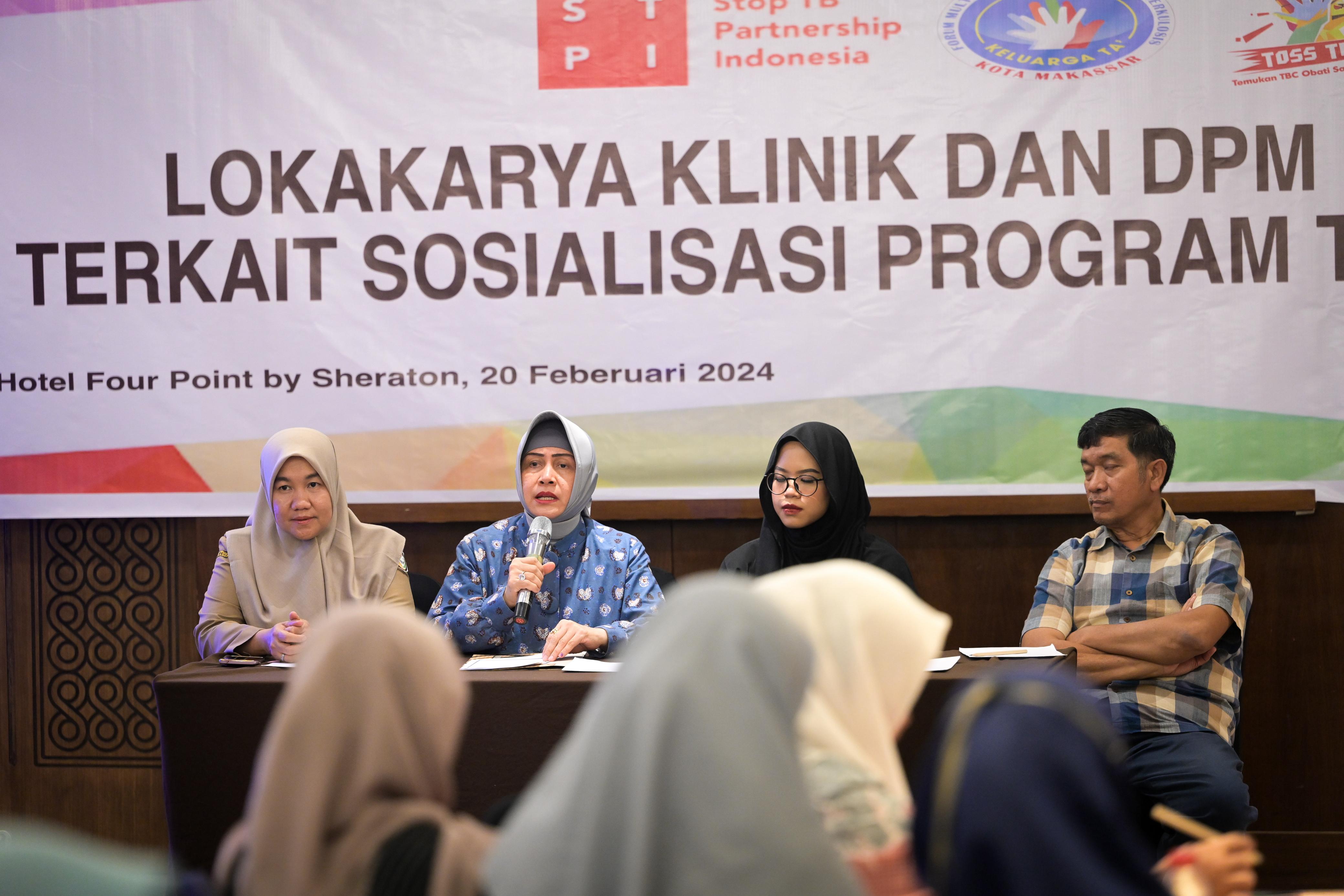 Indira Yusuf Ismail Dorong Klinik dan DPM Terlibat Aktif Entaskan Tuberkulosis di Makassar