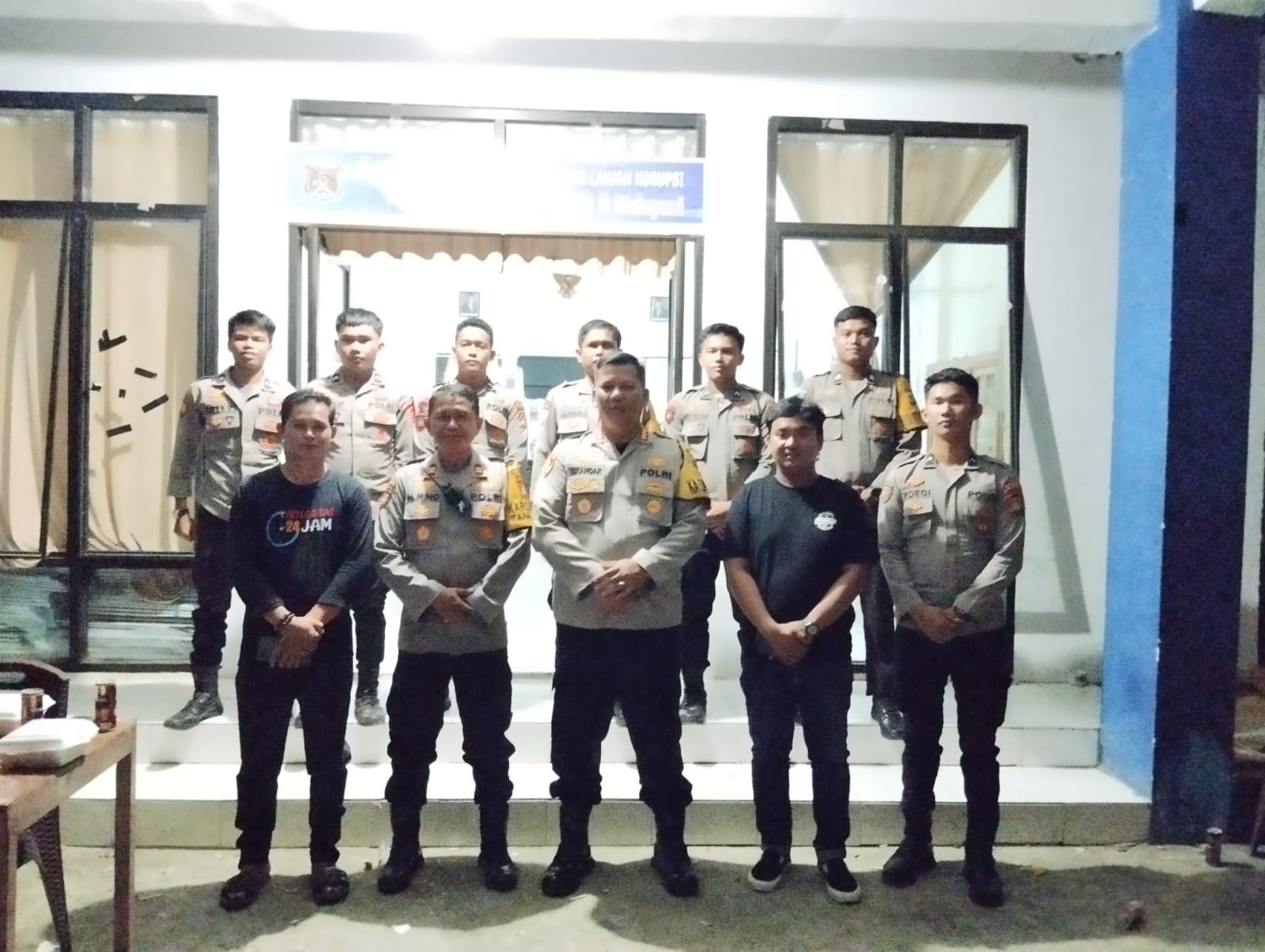 Hingga Tengah Malam, Kapolresta Mamuju Terus Lakukan Pengecekan Pengamanan Rapat Pleno PPK 