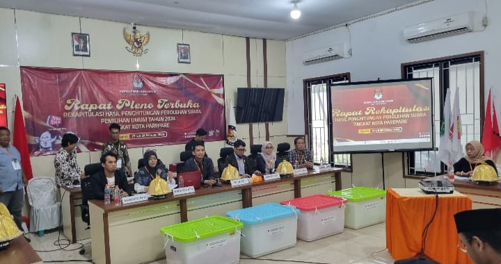 Pj Wali Kota Parepare Minta Kawal Proses Rekap Hasil Perhitungan dan Perolehan Suara Demi Pemilu Bersih dan Demokratis