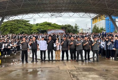 Ketua DPRD Makassar Hadiri Apel Siaga Pengawasan yang Digelar Bawaslu