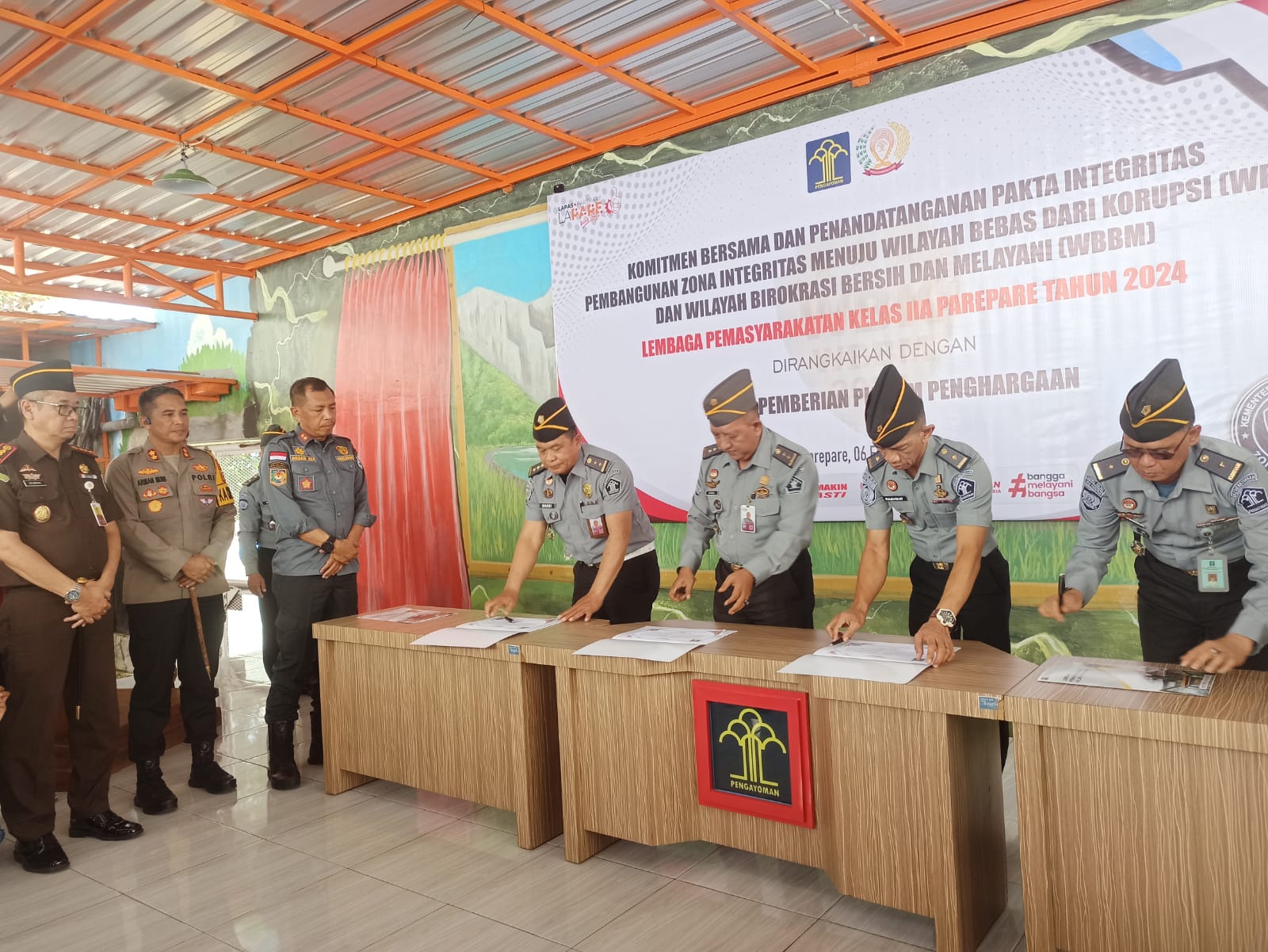 Pj Wali Kota Parepare Dukung Lapas Menuju Wilayah Bebas Korupsi dan Wilayah Birokrasi Bersih Melayani WBBM