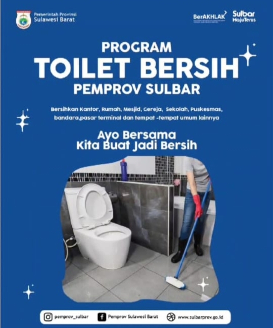 36 Sekolah di Sulbar Dapat Penghargaan Toilet Terbersih Edisi Januari 2024