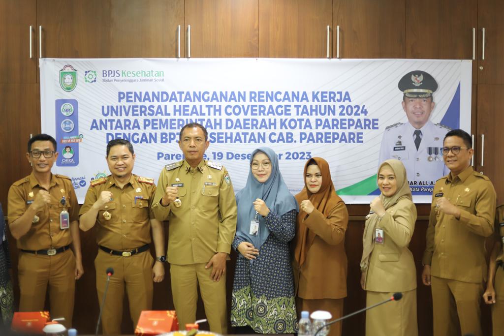 Peduli Kesehatan Warga Parepare Mudah dan Gratis, Pj Wali Kota Akbar Ali Sepakati Kerja Sama UHC dengan BPJS Kesehatan 