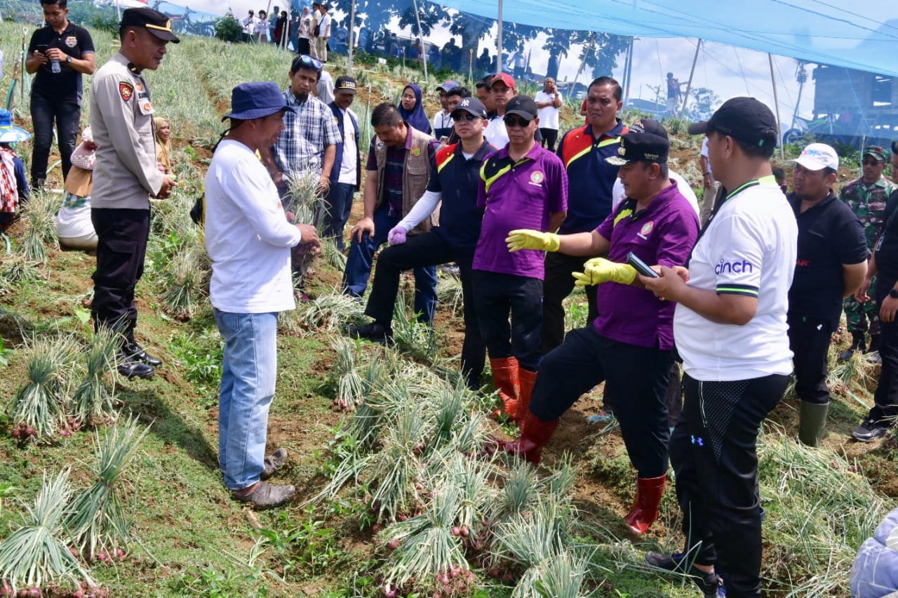 Antusias Bertemu Pj Gubernur Sulsel, Petani Bawang Enrekang Dukung Majukan Pertanian