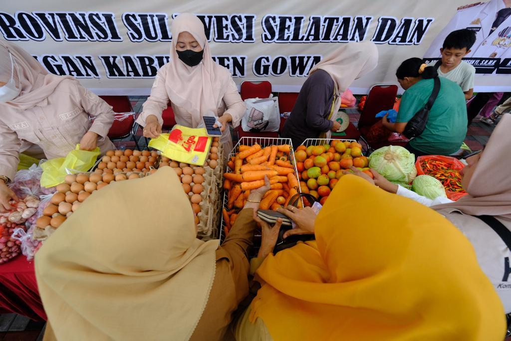 Gerakan Pangan Murah di Gowa, Jaga Stabilitas Harga dan Mengurangi Beban Masyarakat