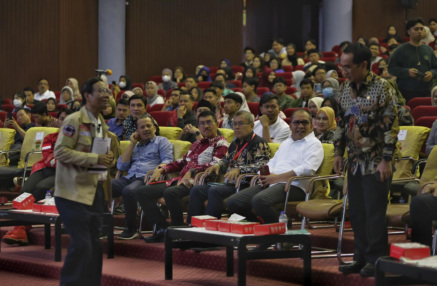 Danny Pomanto Hadiri Bedah Gagasan dan Visi Misi Ganjar-Mahfud di Unhas