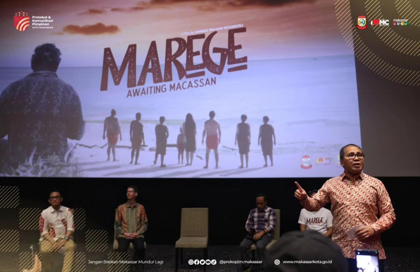 Danny Pomanto Nonton Bareng Konjen Australia Film Marege