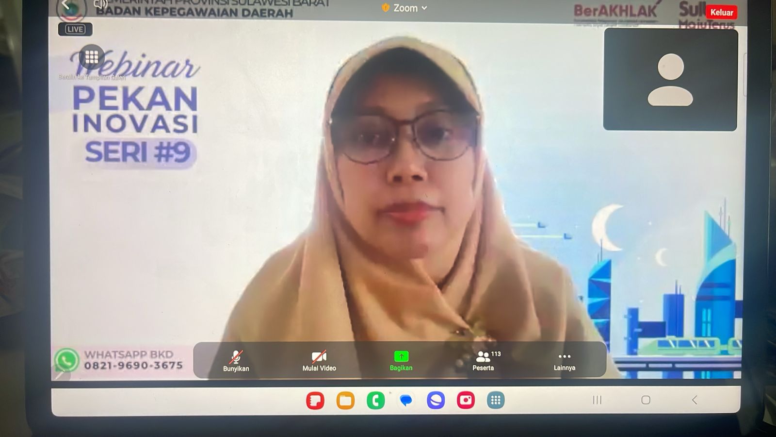 Menuju Lebih Baik, Dua Kabag di Biro Umum Paparkan Inovasi Melalui Seminar