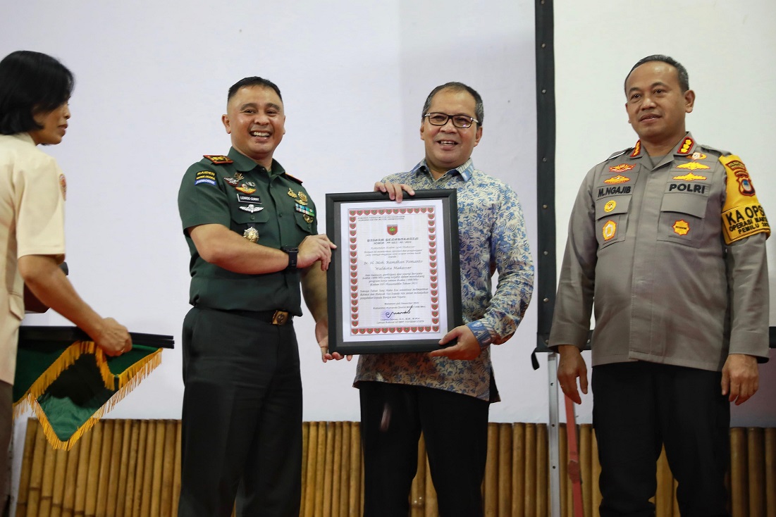 Sanjung Malam Sinergitas Forkopimda-Kodim 1408/MKS, Danny: Momentum Sipakalebbi untuk Sukseskan Pemilu