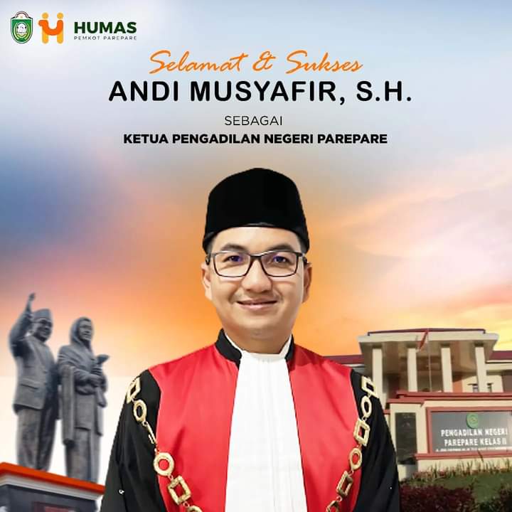 Sambut Ketua PN Parepare, Pj Wali Kota Akbar Ali Ucapkan Selamat Bekerja Andi Musyafir