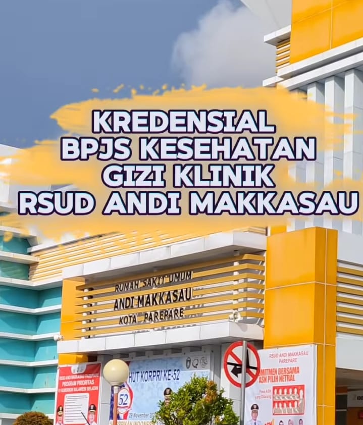 Gizi Klinik di Instalasi Rawat Jalan RSUD Andi Makkasau Melayani Setiap Selasa dan Kamis