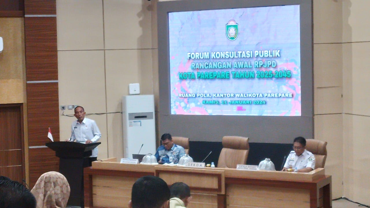 Konsultasi Publik, Pemkot Parepare Sempurnakan Ranwal RPJPD 2025-2045