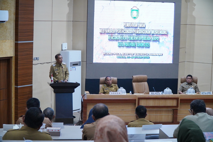 Pj Wali Kota Parepare Resmi Buka Musrenbang, Pesan Identifikasi Masalah di Kelurahan dan Kecamatan, Sepakati yang Prioritas 