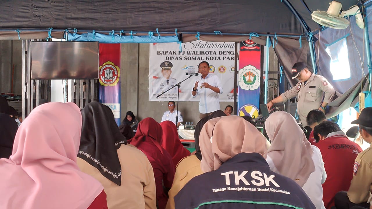 Menyatu Tangani Bencana dan Sosial, Pj Wali Kota Parepare Siap Dukung dan Perkuat Mitra Dinsos