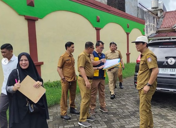 Untuk Pastikan Kesesuaian Site Plan, Disperkim Makassar Lakukan Verifikasi Lapangan Obyek PSU Perumahan
