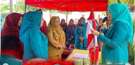 PKK Milenial Resmi Dilantik oleh Ketua TP PKK Kecamatan Ujung Tanah