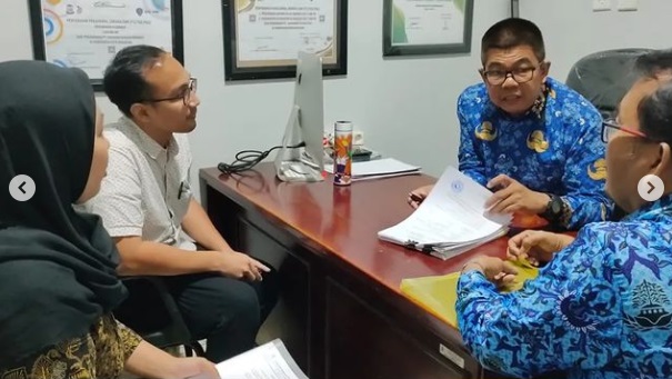 Disperkim Makassar Berkoordinasi dengan Pengembang Terkait Permohohan Penyerahan PSU Perumahan di Sudiang