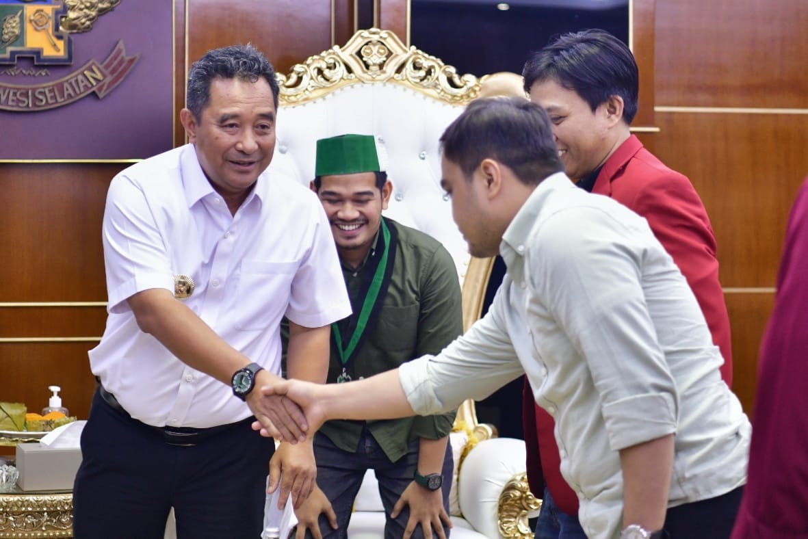 Bertemu Pj Gubernur Sulsel, Kelompok Mahasiswa Cipayung Plus Dukung Program Budidaya Pisang untuk Lahirkan Pengusaha Muda 