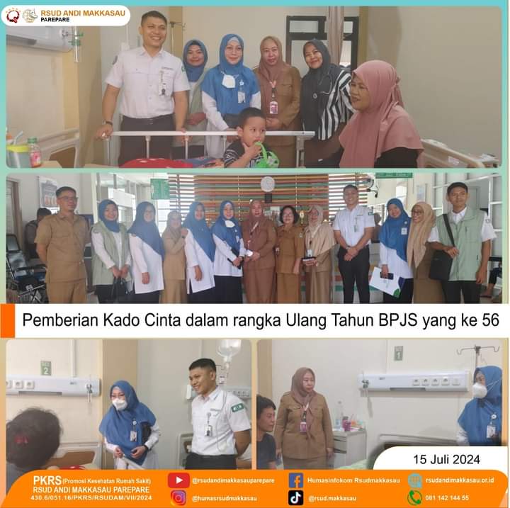RSUD Andi Makkasau Ucapkan Selamat HUT ke-56 BPJS Kesehatan, Terima Kasih Bantu Masyarakat Dapatkan Pelayanan Kesehatan 