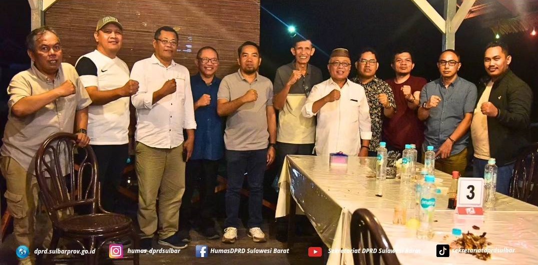 Taufiq Agus Bersama Rombongan DPRD Sulbar Hadiri Jamuan Makan Malam Wakil Ketua DPRD Gorontalo