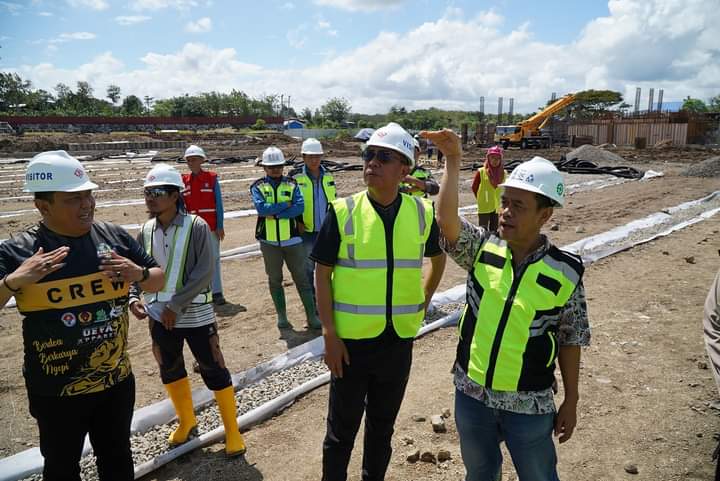 Progres Baik Stadion Gelora BJ Habibie, Pj Wali Kota Akbar Ali Harap Selesai Tepat Waktu