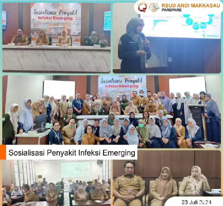 Satu-satunya Pengampu PIE di Sulsel, RSUD Andi Makkasau Sosialisasikan Penyakit Infeksi Emerging