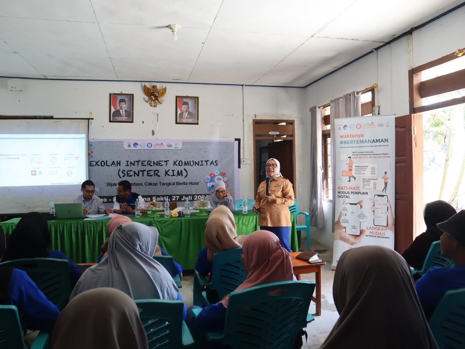 Edukasi Masyarakat Cakap Digital, Program Senter KIM Sasar Kecamatan Tommo