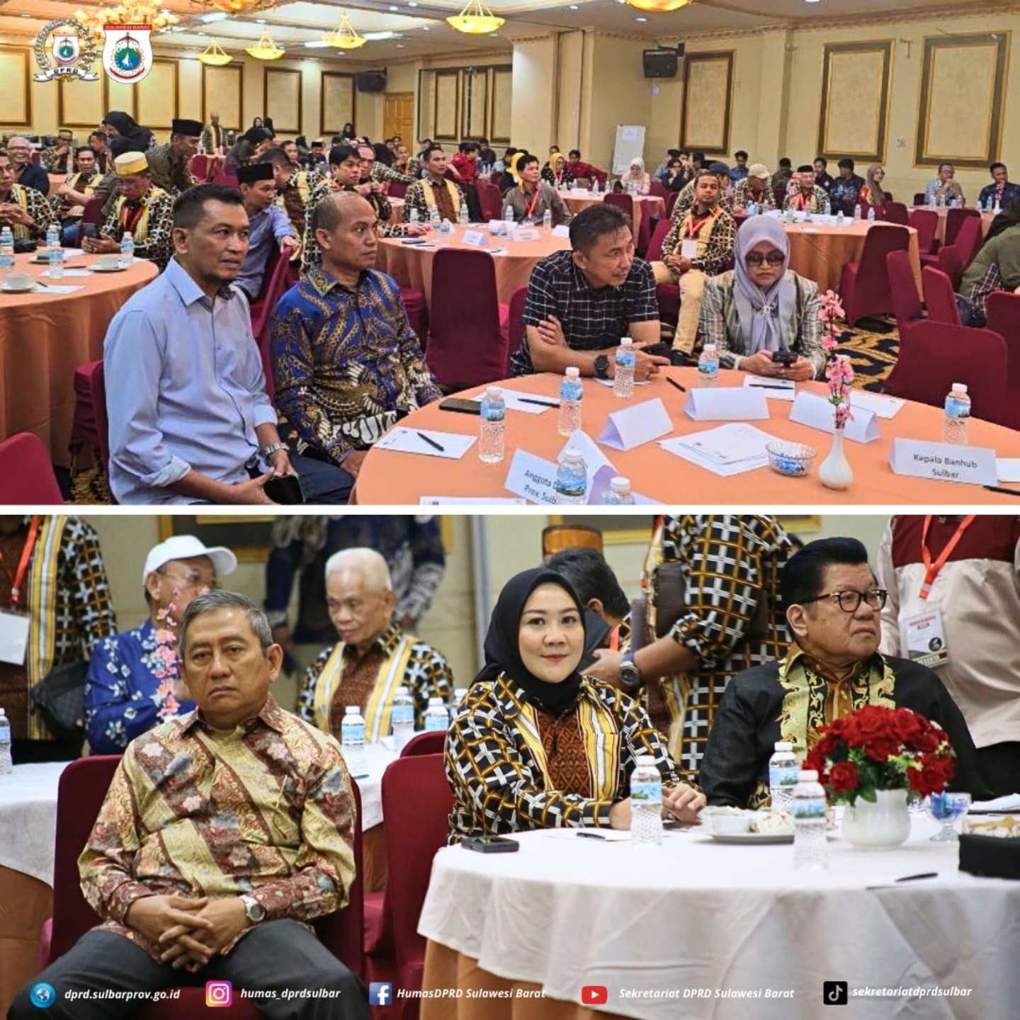 Kadis Dikbud Bersama Sekprov Sulbar Hadiri Mubes KKMSB di Jakarta 