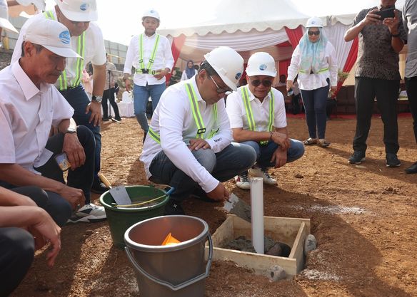 Danny Pomanto Letakkan Batu Pertama Pembangunan Intake Manggala