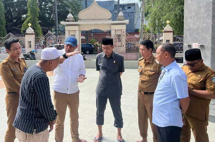 Pj Wali Kota Akbar Ali Atensi Masjid Raya Cagar Budaya Ikon Parepare, Dukung Pembangunan Museum AGH Pabbajah