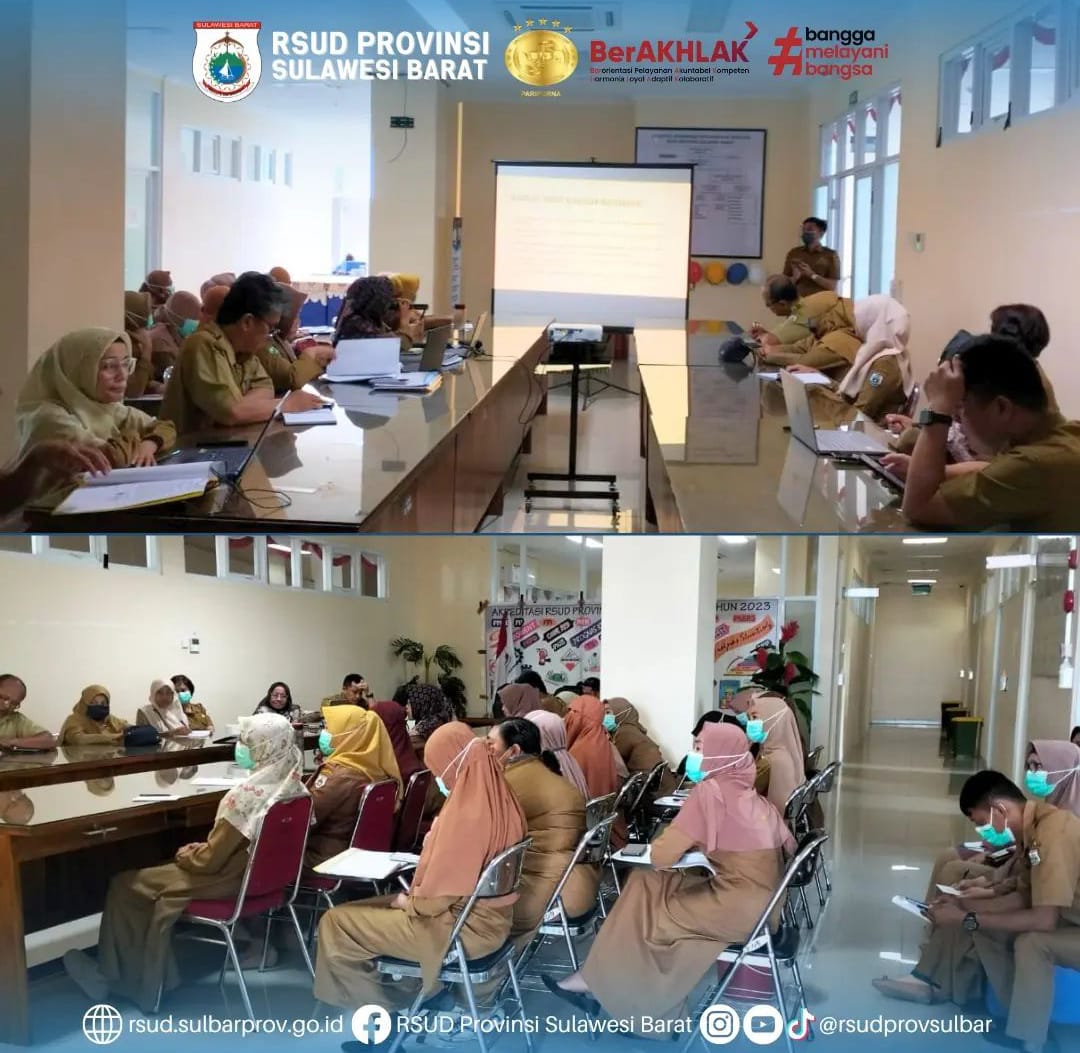 Gelar Monev Hasil Survei Kepuasan Masyarakat, RSUD Sulbar Ingin Tentukan Upaya Tindaklanjut