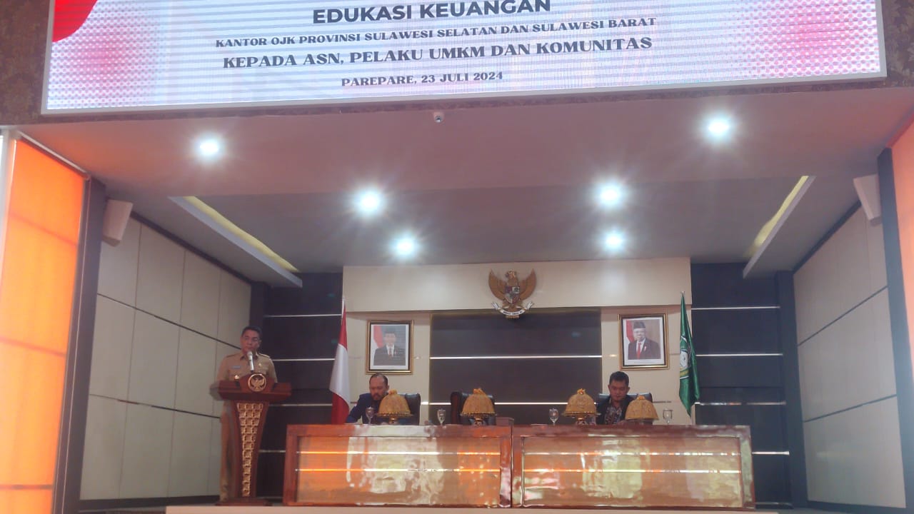 Edukasi Keuangan OJK, Pj Wali Kota Parepare Harap Masyarakat Semakin Melek dan Cerdas Keuangan