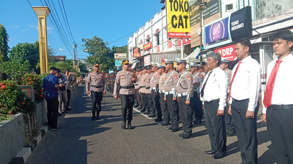 Operasi Mantap Praja Pallawa 2024, Komitmen Polres Parepare Antisipasi Segala Potensi Gangguan Kantibmas Pilkada 
