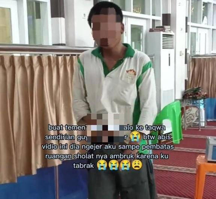 Ditegur Karena Congkel Kotak Amal Masjid, Pria Ini Malah Pamer Alat Kelamin 