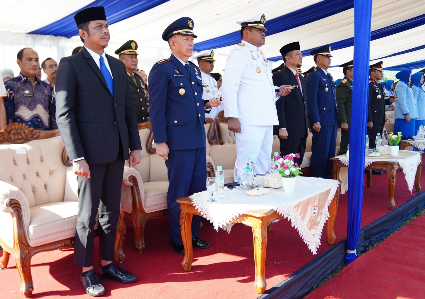 Hadiri Upacara Pelantikan Diktama TNI AL, Pj Sekda Harap Para Siswa Merawat Semangat dan Kedisiplinan