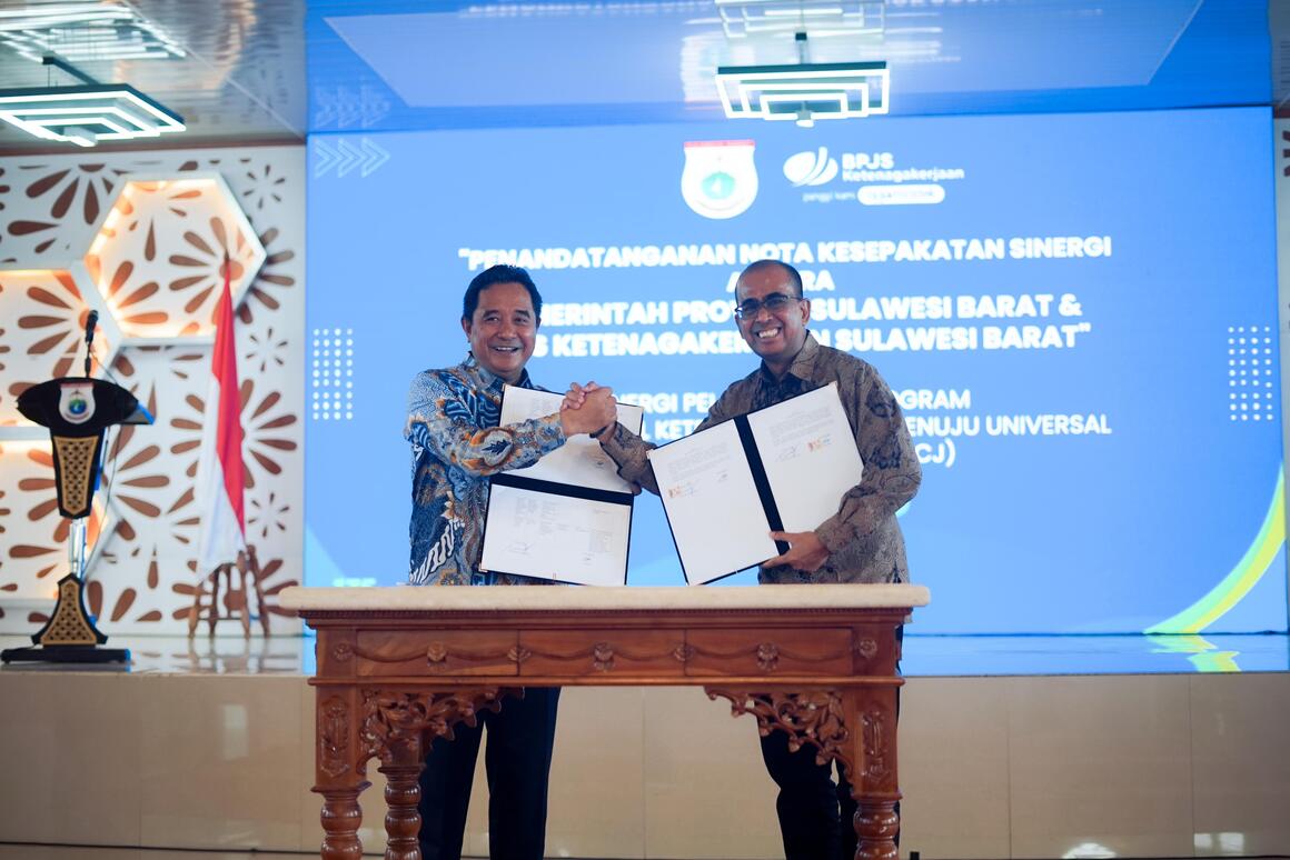 Pemprov Sulbar dan BPJS Ketenagakerjaan Sepakat Bersinergi Lindungi Warga dan Lingkungan