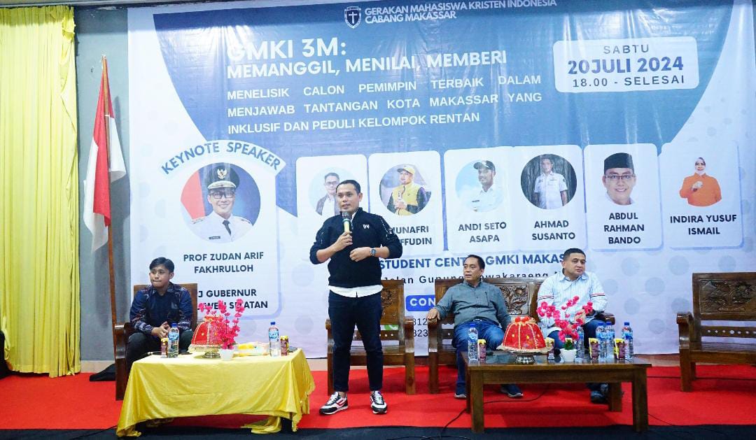 Hadiri Diskusi Bersama GMKI, Ahmad Susanto Paparkan Gagasan di Samping Appi dan ARB