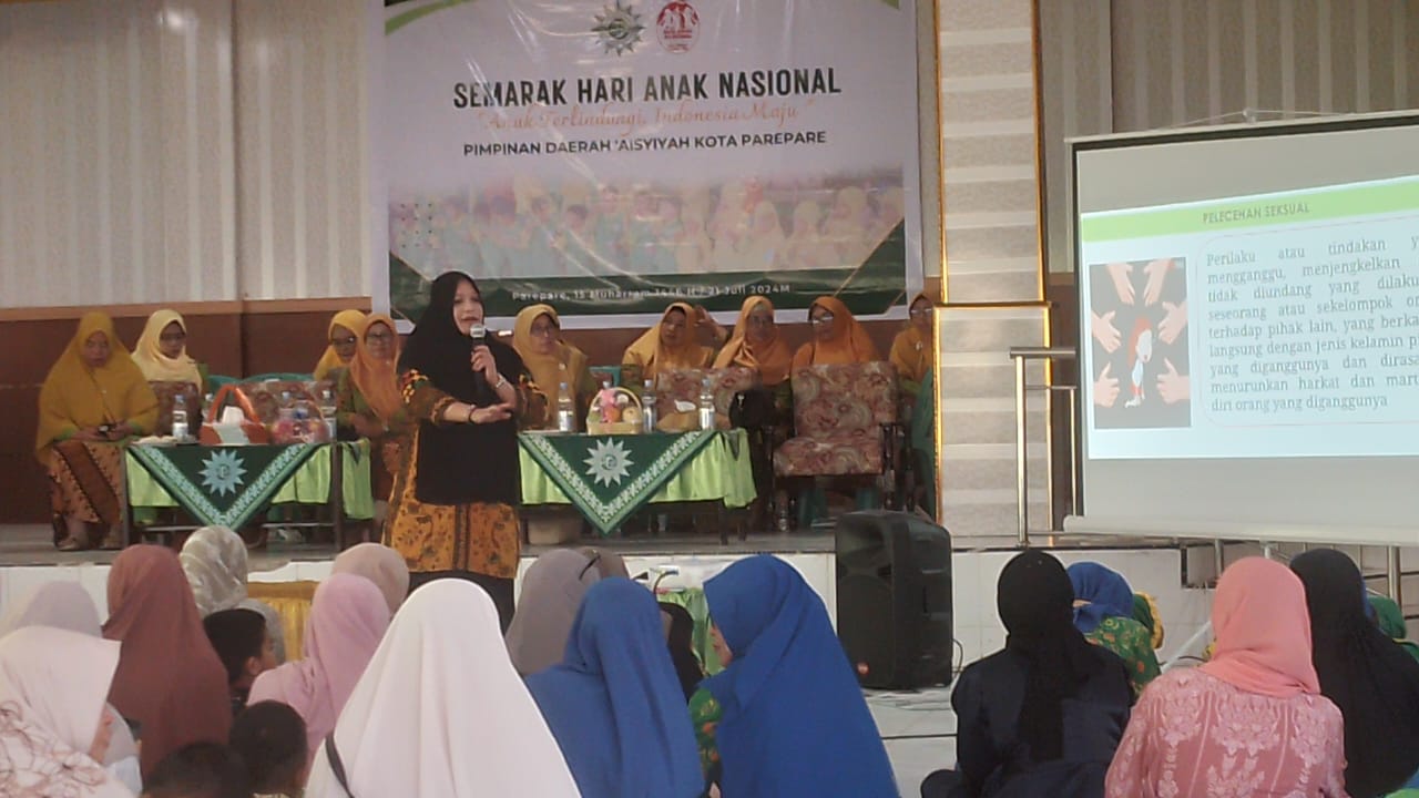 Semarak Hari Anak Nasional, Aisyiyah Parepare Gelar Pengajian, Edukasi Stunting, Hingga Pencegahan Kekerasan Seksual