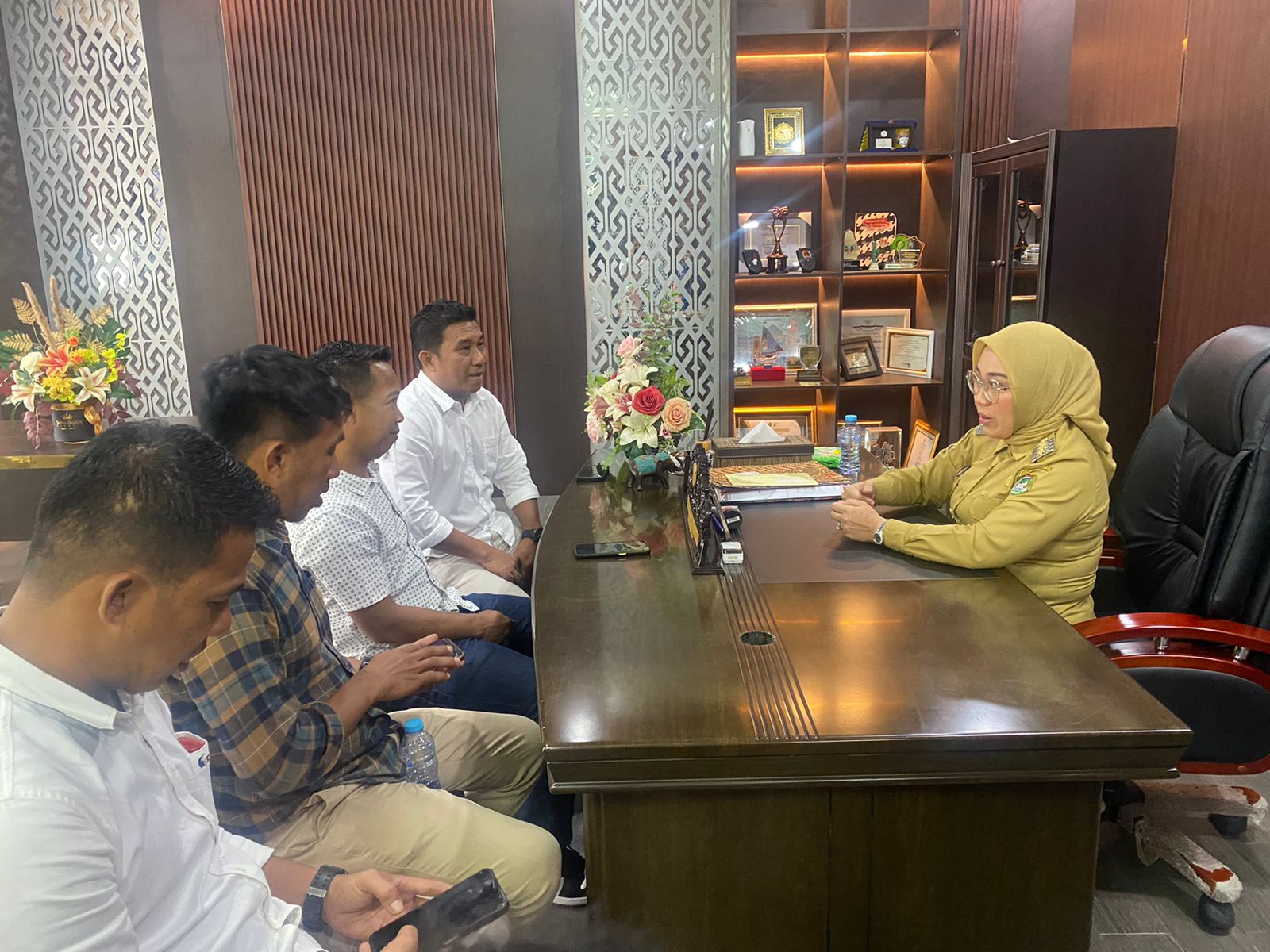 Bupati Mamuju Terima Kunjungan Silaturahmi IJS Sulbar 