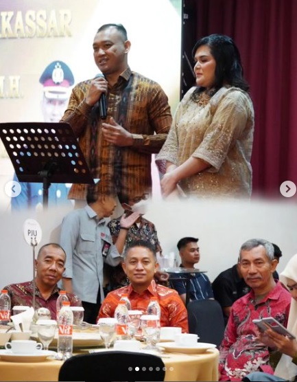 Camat Ujung Tanah Hadiri Acara Kenal Pamit Kapolres Pelabuhan Makassar