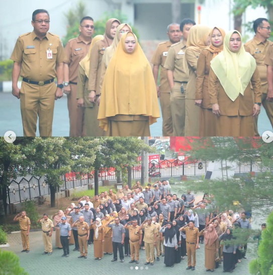 Apel Pagi Sekretariat DPRD Makassar, Mulai Hari dengan Semangat dan Koordinasi yang Baik