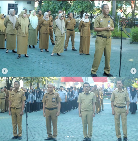 Kabag Umum Pimpin Apel Pagi Sekretariat DPRD Makassar