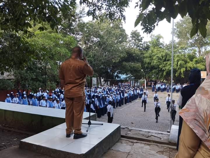 MPLS SMPN 4 Parepare Bekali Ratusan Peserta Didik Baru Tentang Sekolah Ramah Anak, Anti Bullying dan Pengenalan Ekskul