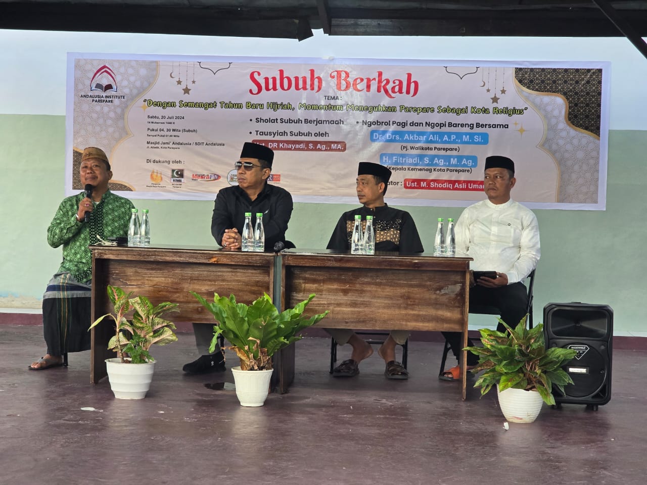 Subuh Berkah di Andalusia, Pj Wali Kota Akbar Ali Yakinkan Apapun Kondisi di Parepare, Masyarakat Harus Tetap Kondusif 