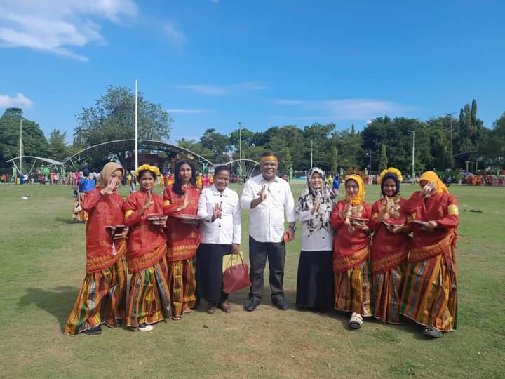 Bangga, Pelajar SMPN 4 Parepare Turut Sukseskan Sulsel Menari Cetak Rekor Muri