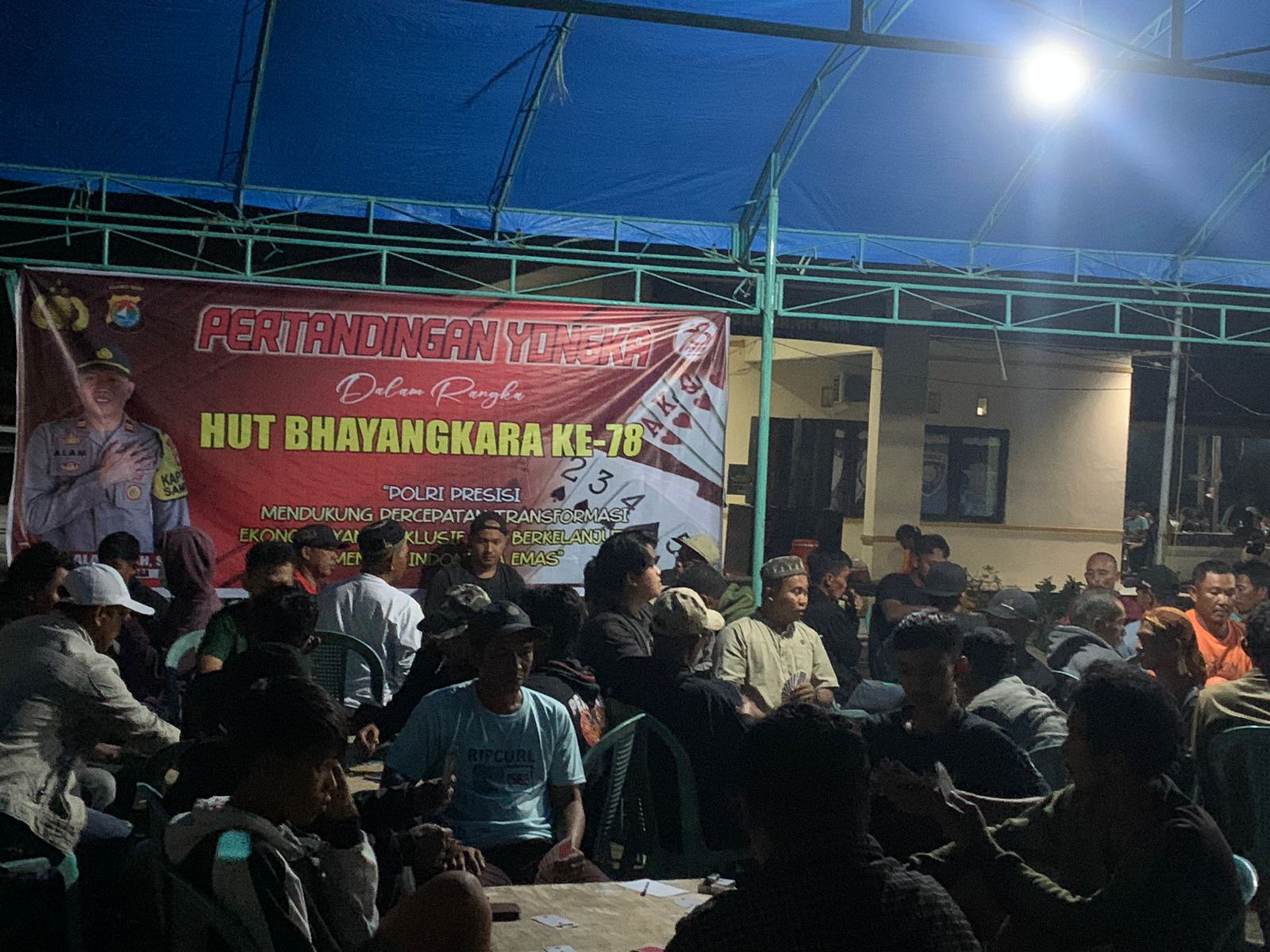 Dalam Rangka Hari Bhayangkara Ke-78, Polsek Sampaga Gelar Turnamen Permainan Yongka