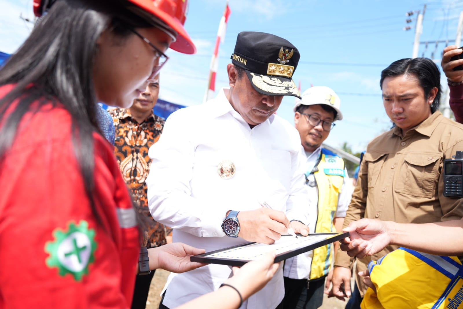 Tinjau Proyek Bendungan Budong-Budong, Pj Gubernur Bahtiar Harap Secepatnya Selesai